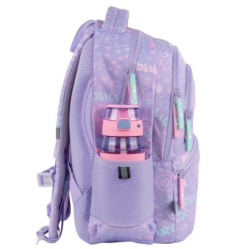 Рюкзак шкільний для дівчинки GoPack Education 175M-3 Girl Rule 40 &times; 30 &times; 15 см бузковий фото