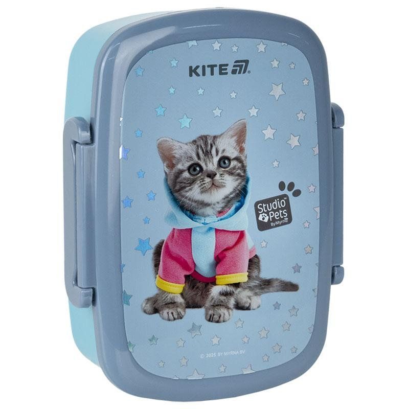 Ланчбокс Kite Studio Pets 750мл, ложка+виделка, 1 контейнер фото