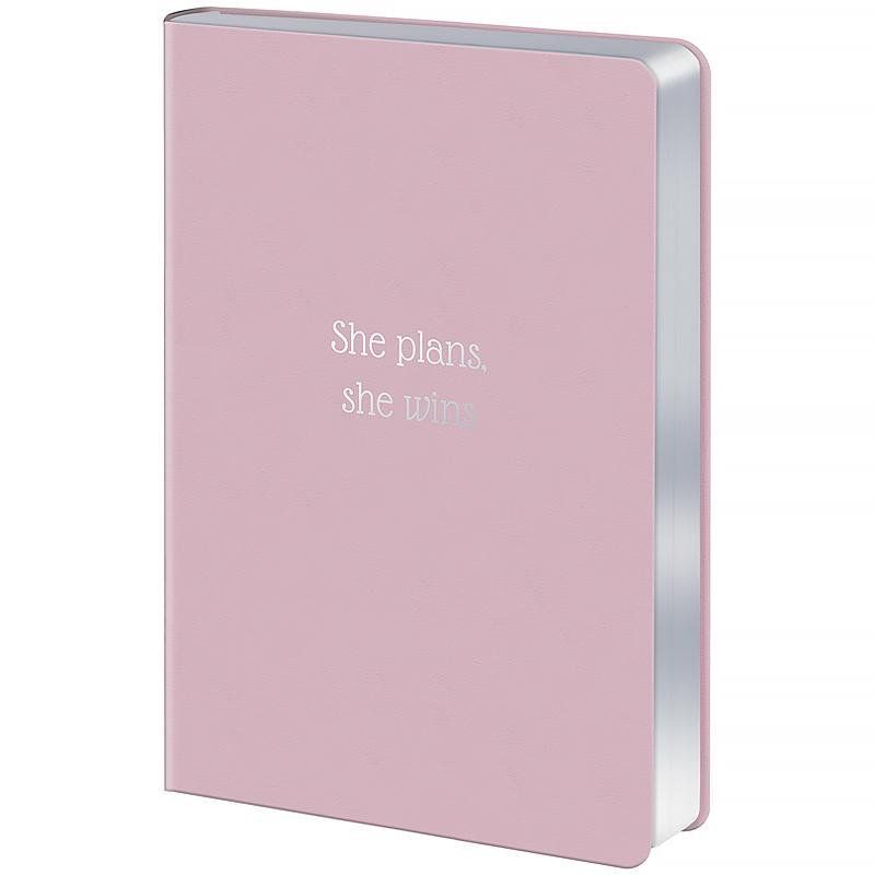 Щоденник датований 2027 Axent Partner Mellow A5 лінія 184 сторінки, PU обклад, She plans She wins фото
