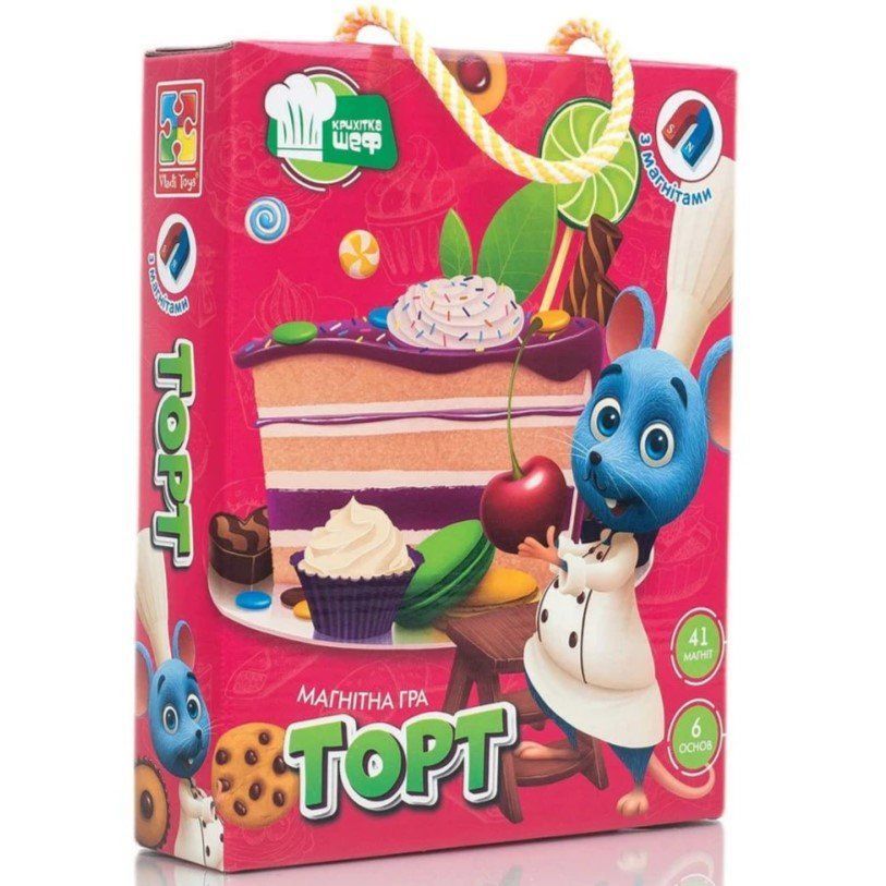 Гра магнітна Торт Укр (Vladi Toys) фото