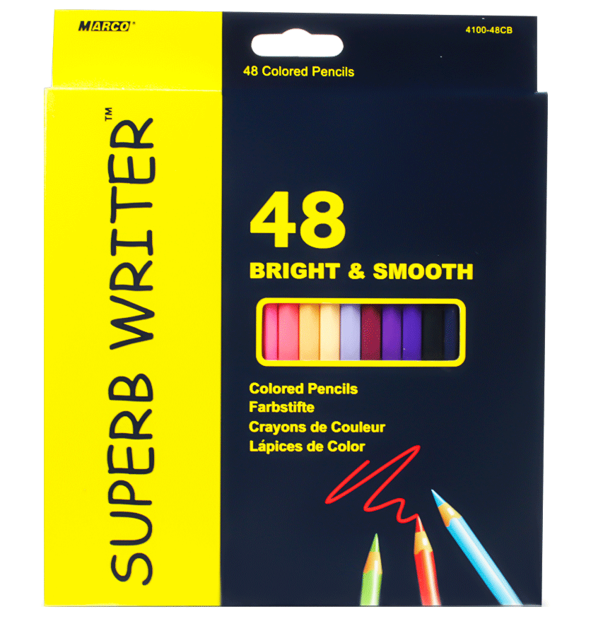 Карандаши цветные Marco Super Writer 48 цветов фото