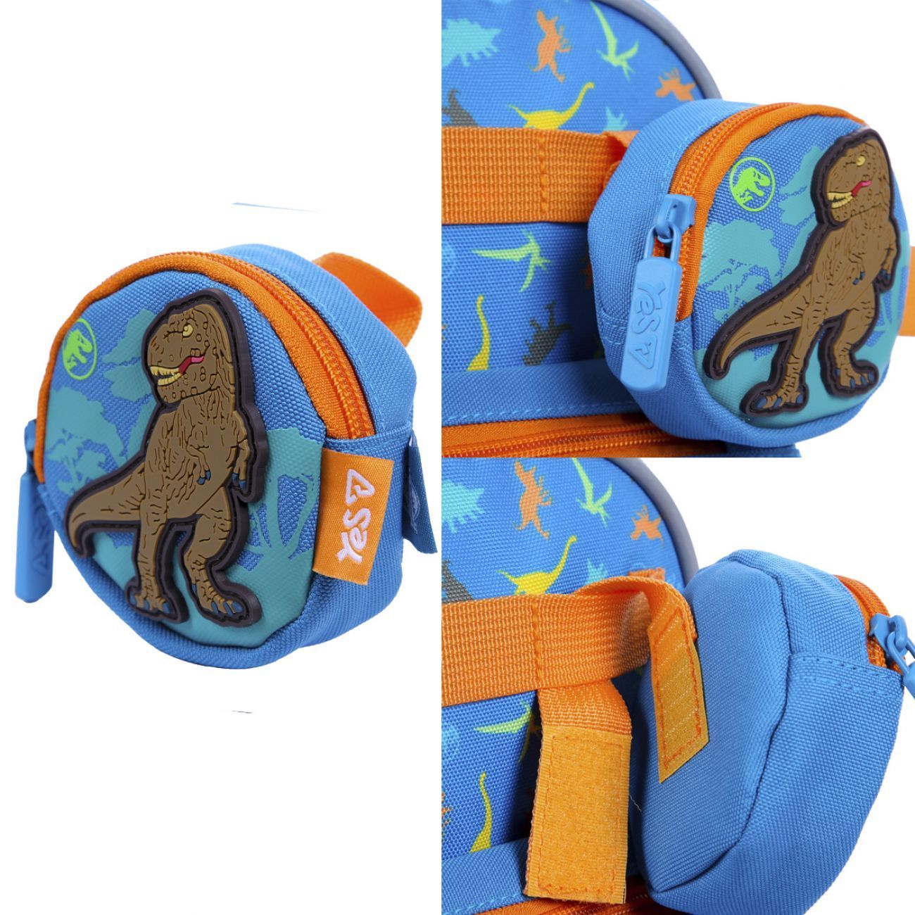 Рюкзак дошкільний для хлопчика Yes K-37XS Jurassic World Dino Friends 32 &times; 24 &times; 12 см блакитний фото