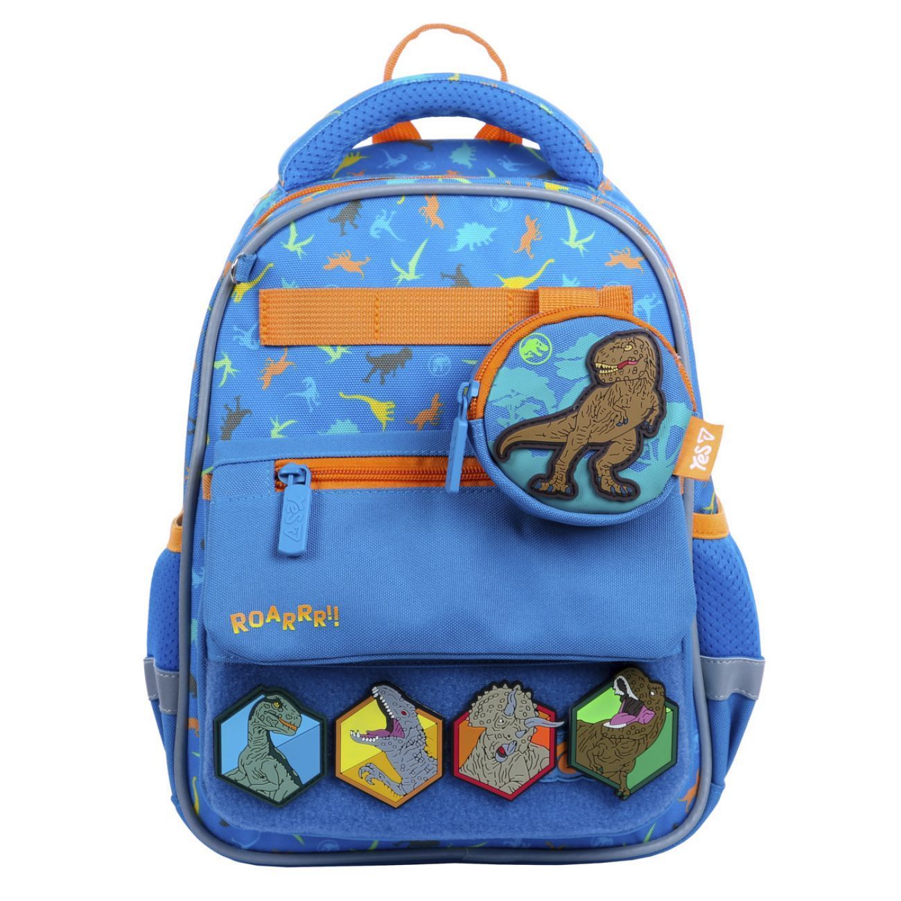 Рюкзак дошкільний для хлопчика Yes K-37XS Jurassic World Dino Friends 32 &times; 24 &times; 12 см блакитний фото