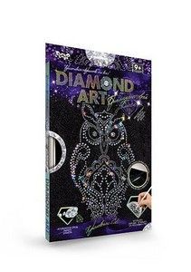 Набір для творчості Алмазна картина Diamond Art 02 Сова Danko Toys фото