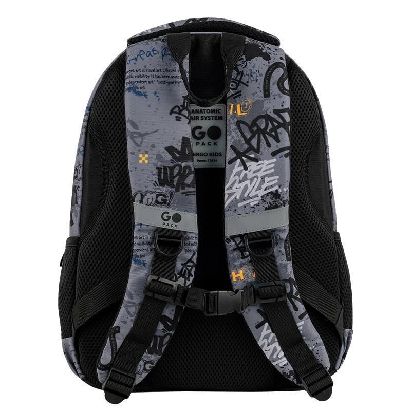 Рюкзак шкільний для хлопчика GoPack Education 175M-5 Free Style 40 &times; 30 &times; 15 см сірий фото