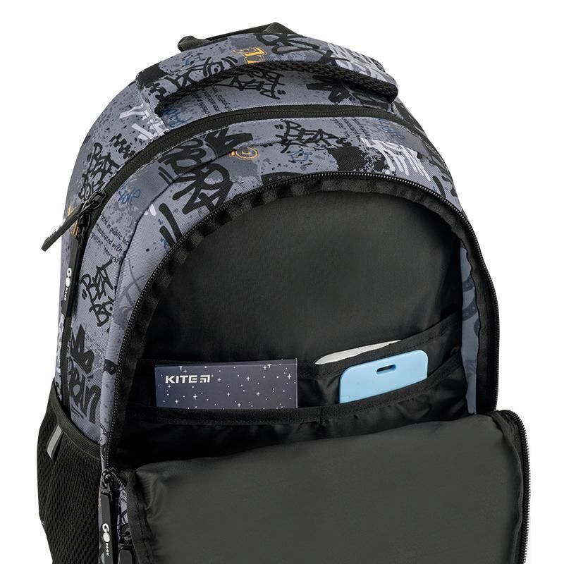 Рюкзак шкільний для хлопчика GoPack Education 175M-5 Free Style 40 &times; 30 &times; 15 см сірий фото
