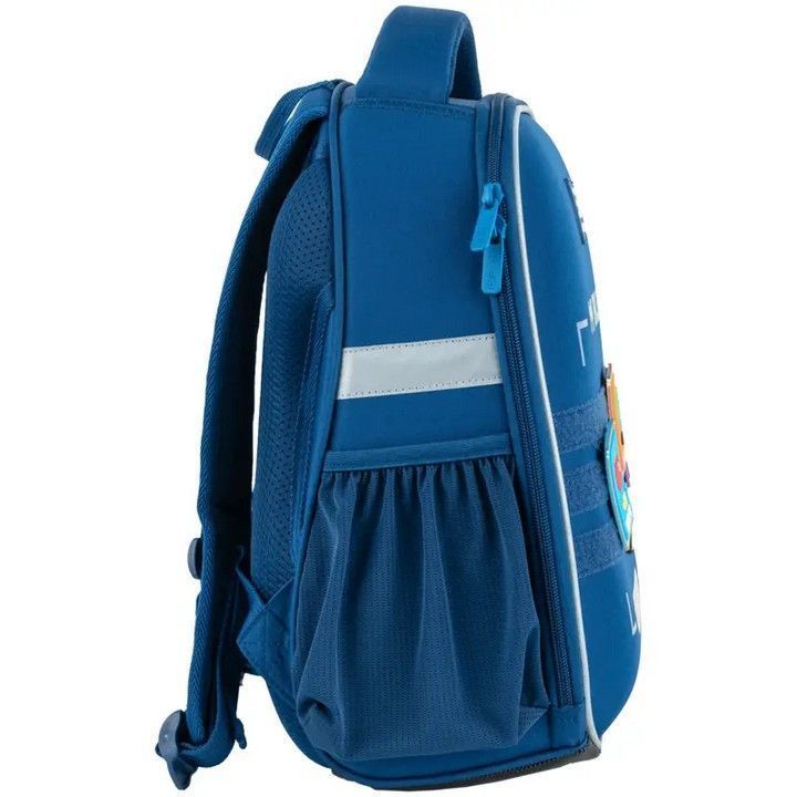 Рюкзак школьный каркасный для мальчика Kite Education 555 Next Level 35*26*13,5см синий фото