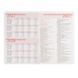Щоденник датований 2027 Leo Planner Vector А5 лінія 368 сторінок, тверда обкладинка, синій фото 4