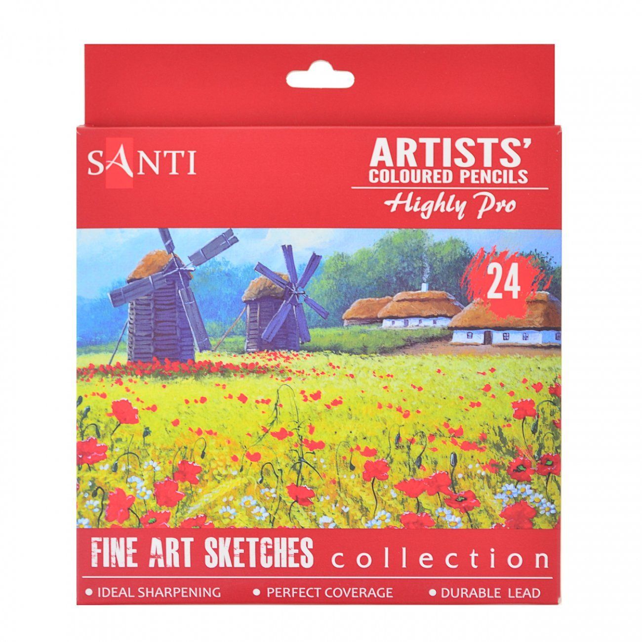 Карандаши цветные Santi Highly Pro 24 цвета 24шт фото