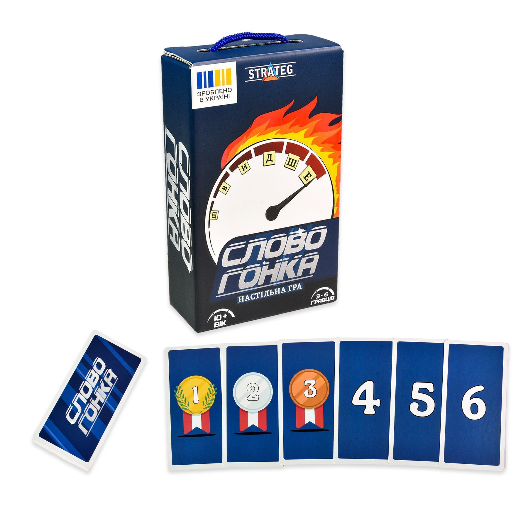 Гра карткова Словогонка Укр Strateg фото