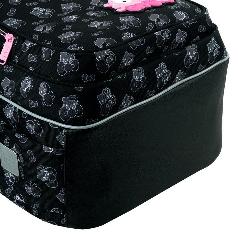 Рюкзак шкільний напівкаркасний для дівчинки Kite Education 763M Hello Kitty 39 &times; 29,5 &times; 14,2см чорний фото