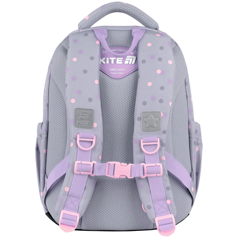 Рюкзак школьный для девочки Kite Education 773 Cute Monster 39 &times; 28,5 &times; 13,5 см, серый фото