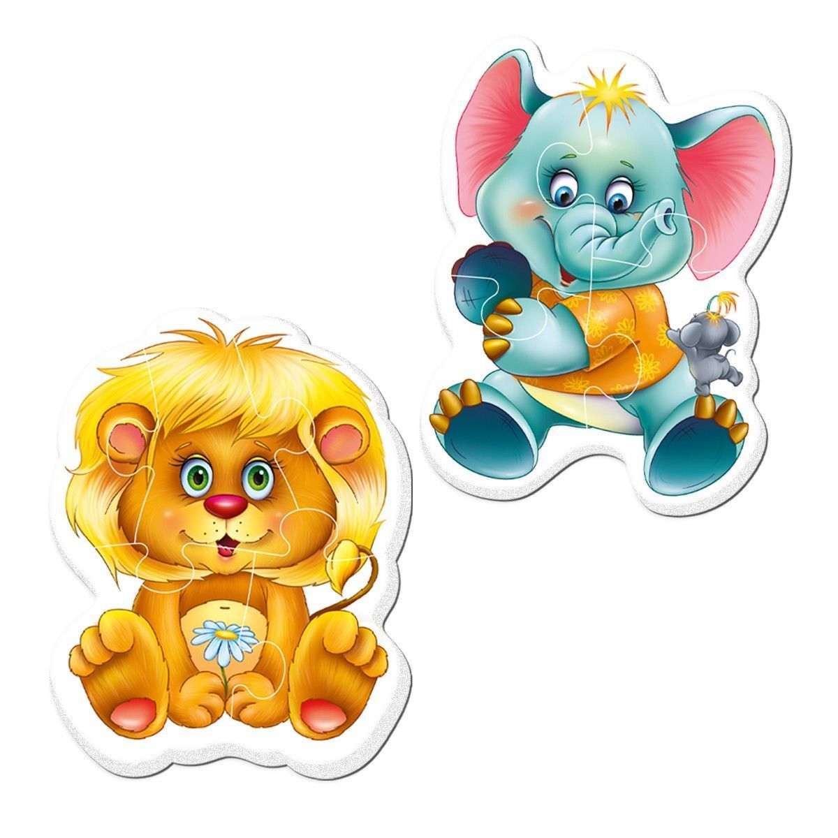 Пазли м'які Бебі Малюк зможе Зоопарк Vladi Toys фото