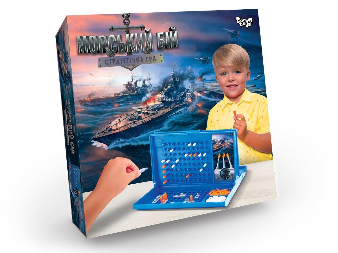 Гра настільна "Морський бій" УКР Danko Toys фото