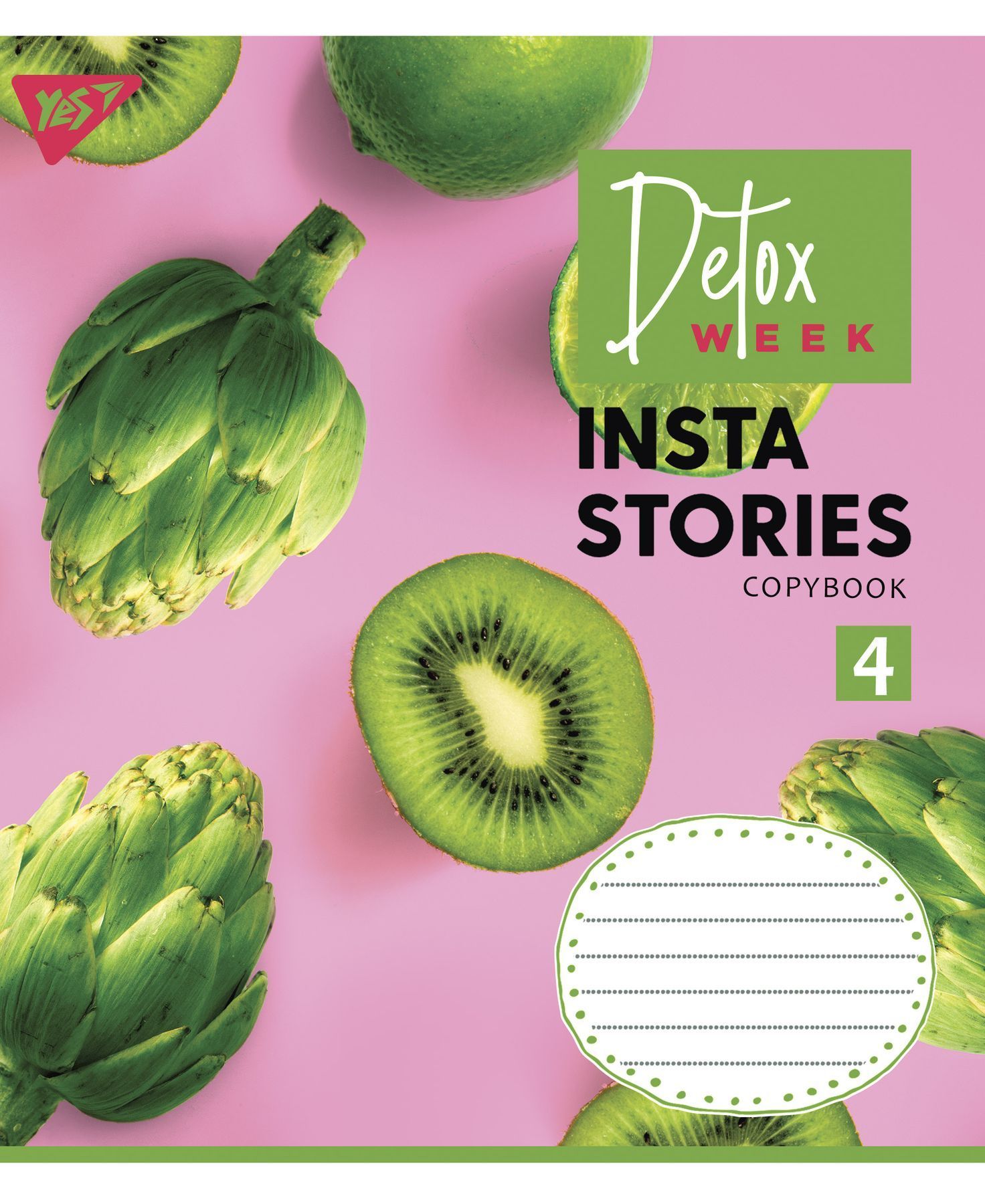Зошит шкільний Yes 48 аркушів лінія Insta stories фото