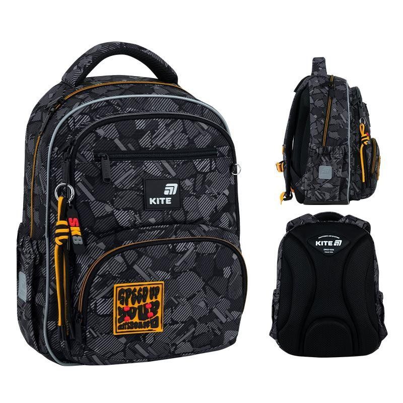 Рюкзак шкільний для хлопчика Kite Education 773 Freestyle 39 &times; 28,5 &times; 13,6см сірий фото