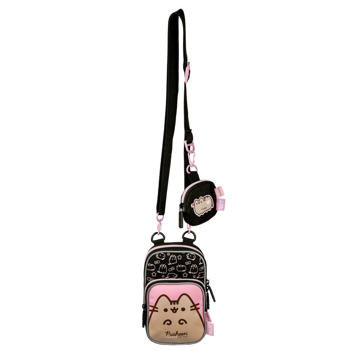 Сумка через плечо для девочки Yes CBK-3 My Pusheen 19&times;12&times;5 см, черная фото