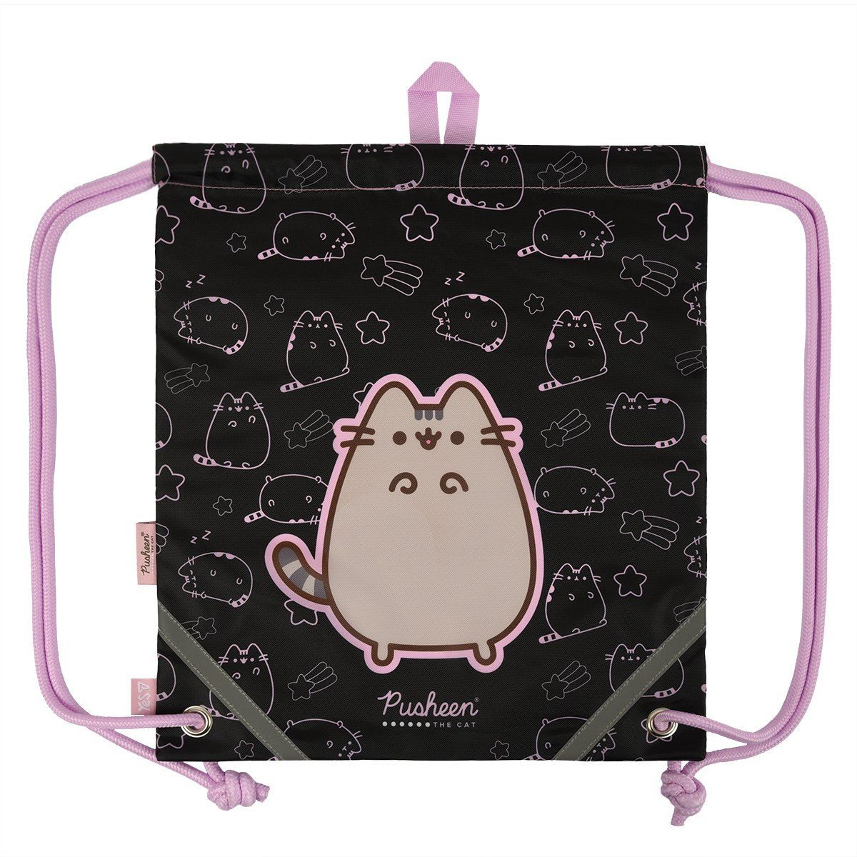 Сумка для взуття Yes SB-10 My Pusheen для дівчинки 40 &times; 35 см, чорна фото