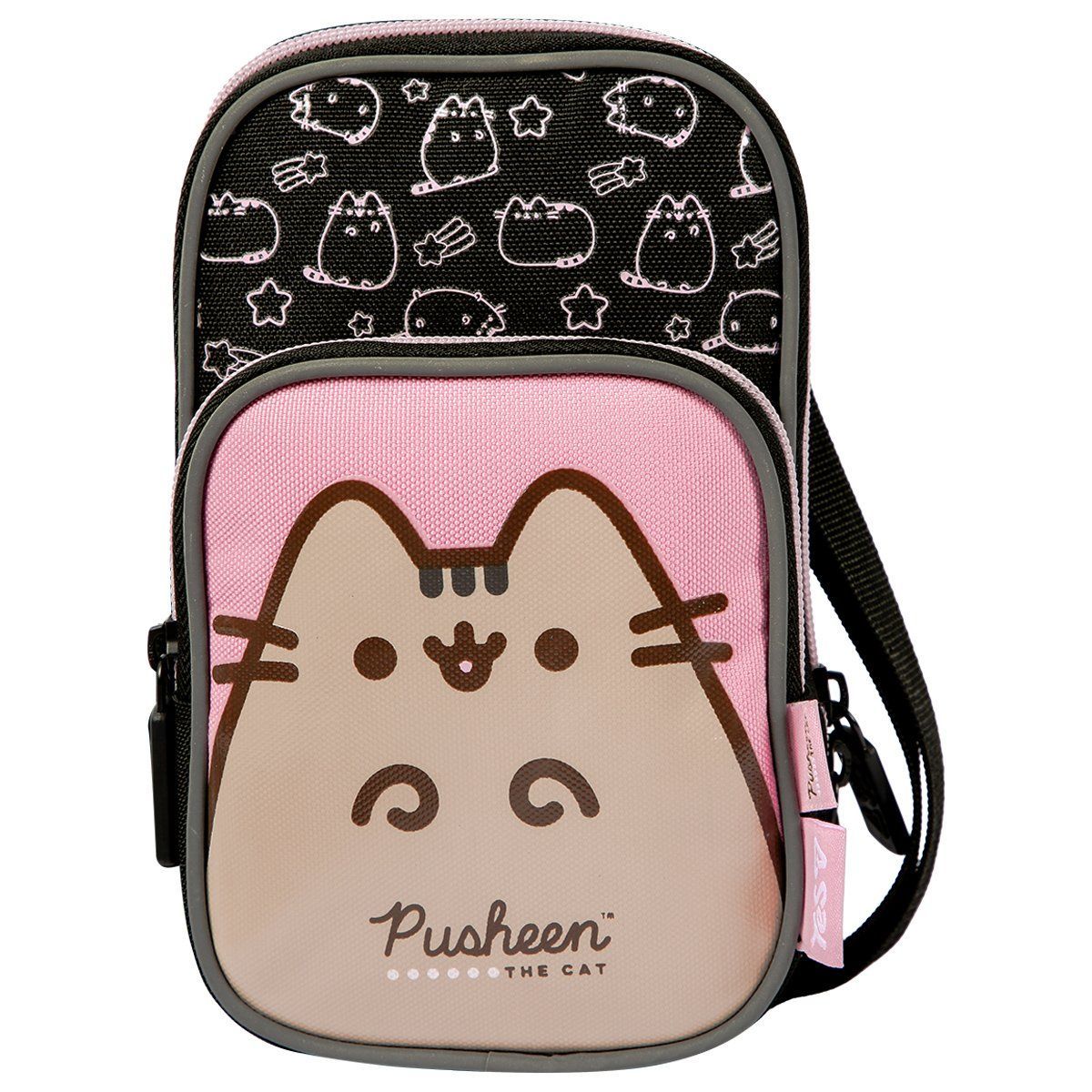 Сумка через плечо для девочки Yes CBK-3 My Pusheen 19&times;12&times;5 см, черная фото