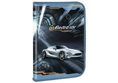 Папка для праці картонна на блискавці А4 Kidis Electro Car фото