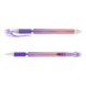Ручка гелевая пиши-стирай Buromax Gloss 0,5мм синяя, жемчужный корпус с резиновым грипом фото 4