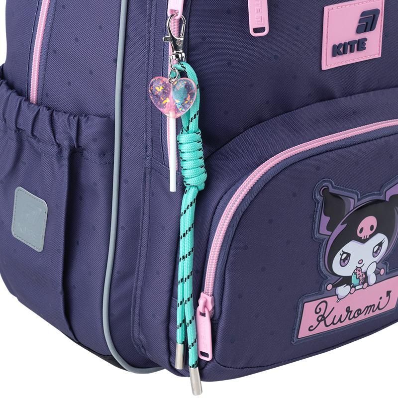 Рюкзак шкільний для дівчинки Kite Education 773 Kuromi 39 &times; 28,5 &times; 13,5см фіолетовий фото