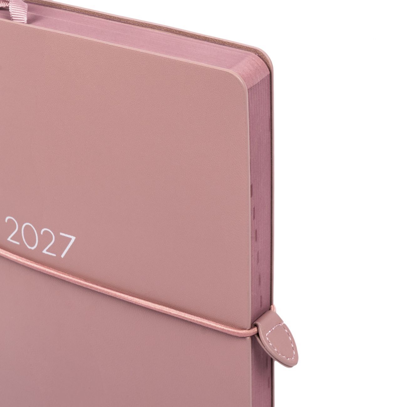 Щоденник датований 2027 Leo Planner Glory 12&times;20 см лінія 352 сторінки, м'яка обкладинка, рожевий фото