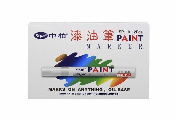 Маркер-фарба ООПТ Paint срібло фото