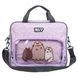 Сумка школьная текстильная Yes В-1 My Pusheen 27&times;34&times;7 см фиолетовая фото 2