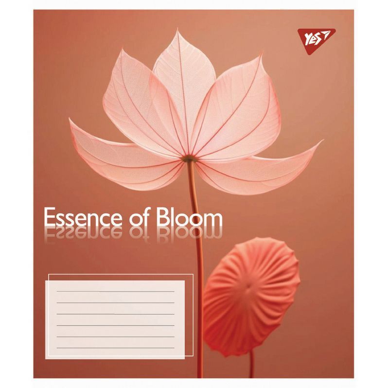 Зошит шкільний Yes 36 аркушів лінія Essence of Bloom фото