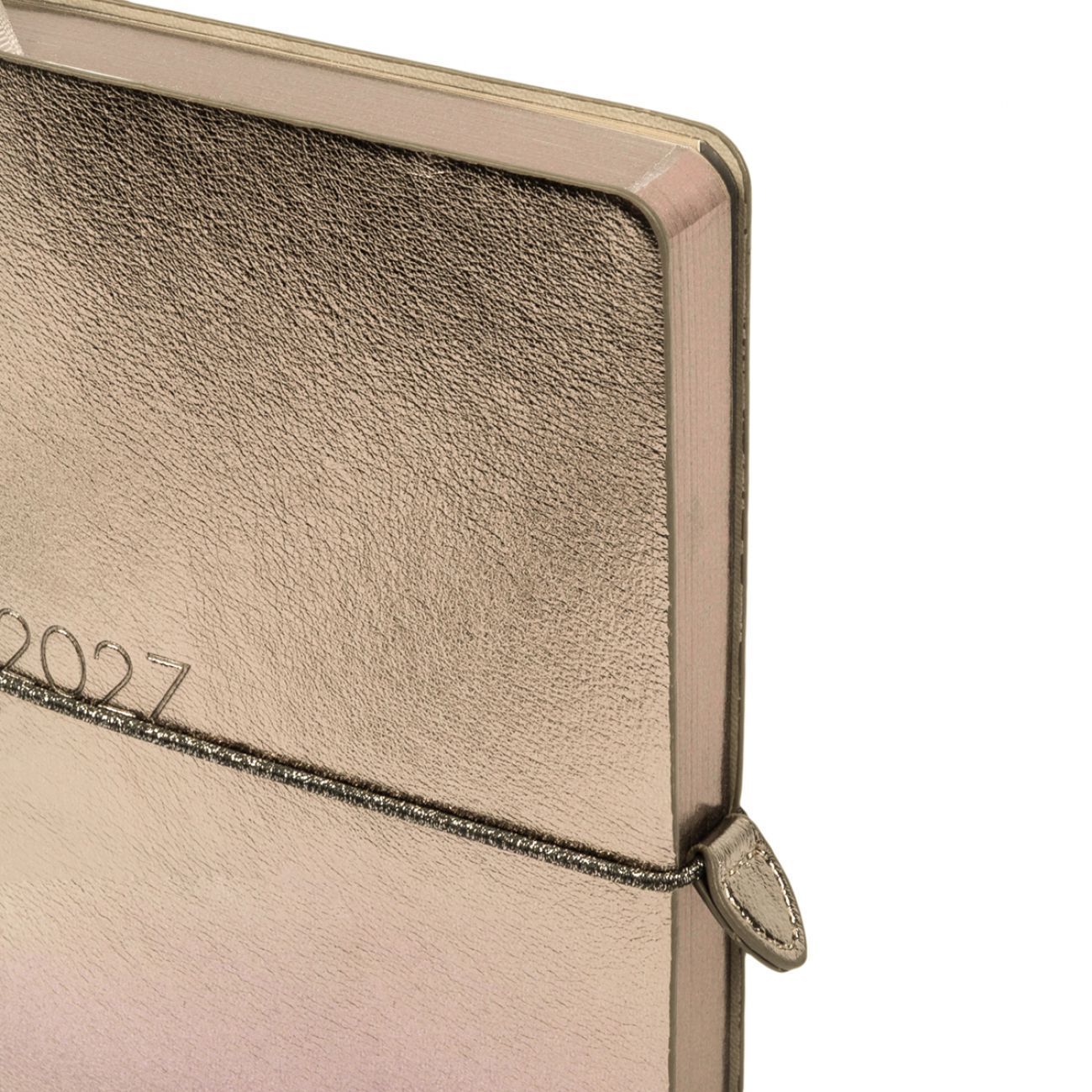 Щоденник датований 2027 Leo Planner Glory 12 x 20 см лінія 352 сторінки, м'яка обкладинка, темно-сірий фото