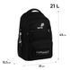 Рюкзак підлітковий Kite Education teens 1019L Different 45 &times; 31 &times; 15,5см чорний фото 2