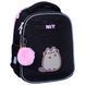 Рюкзак шкільний каркасний для дівчинки Yes H-100S My Pusheen 35 &times; 28 &times; 15 см чорний фото 1