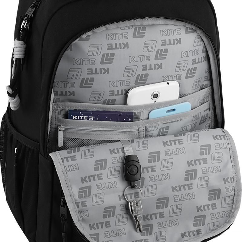 Рюкзак підлітковий Kite Education teens 1019L Different 45 &times; 31 &times; 15,5см чорний фото