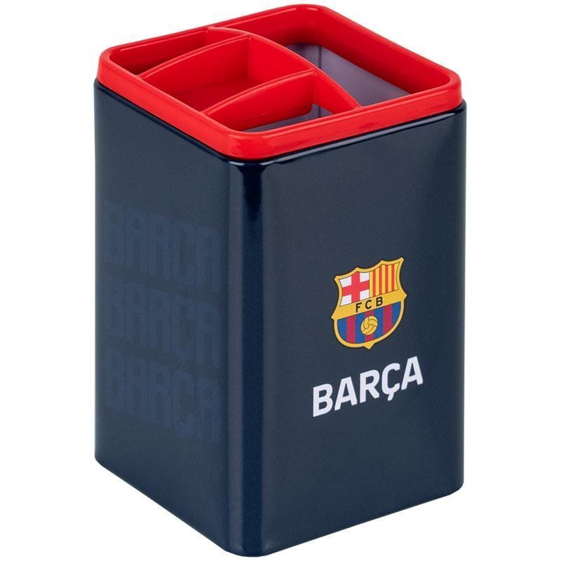 Підставка для ручок пластикова квадратна Kite FC Barcelona фото
