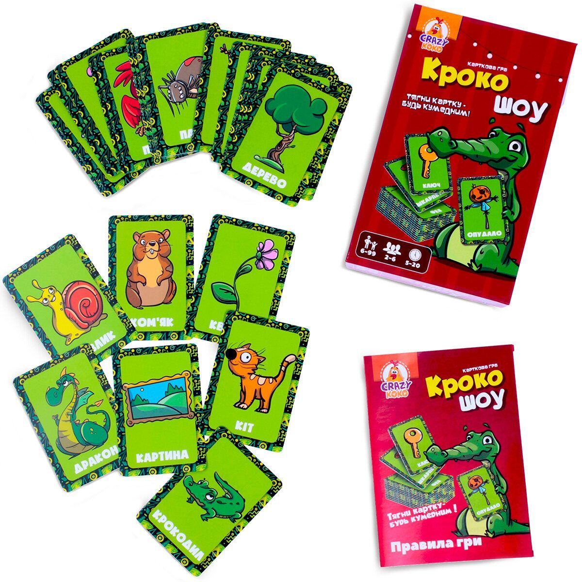 Гра карткова Crazy Koko КРОКОШОУ Укр (Vladi Toys) фото