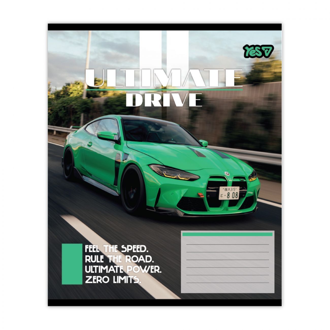 Зошит шкільний Yes 24 аркуша лінія Ultimate drive фото