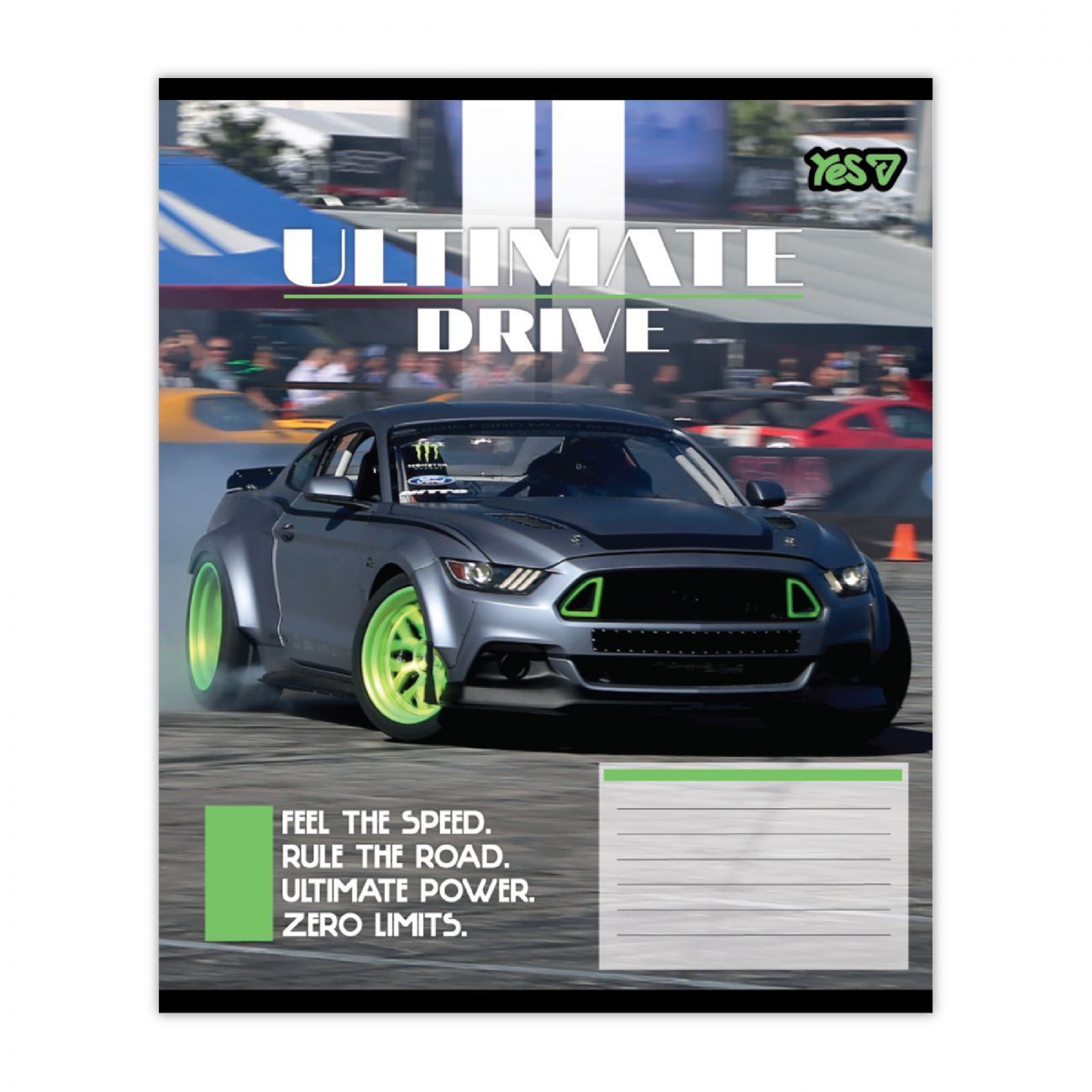 Зошит шкільний Yes 24 аркуша лінія Ultimate drive фото