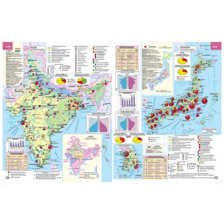 Атлас 10 клас Географія: регіони та країни фото