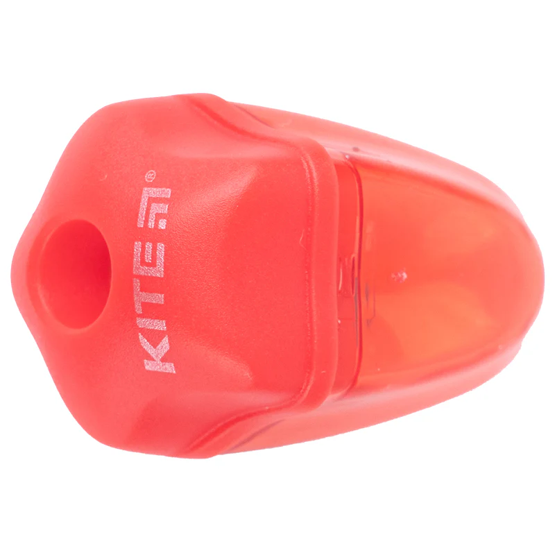 Стругачка Kite Shuttle з контейнером, 1 отвір, мікс кольорів фото