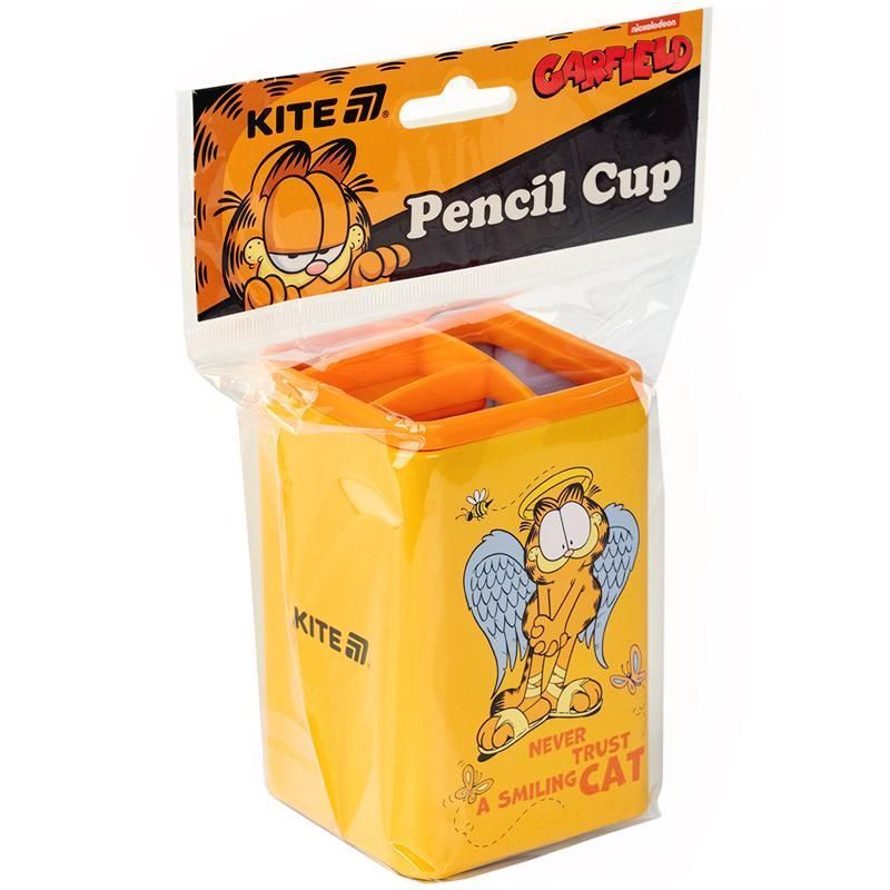 Підставка для ручок пластикова квадратна Kite Garfield фото