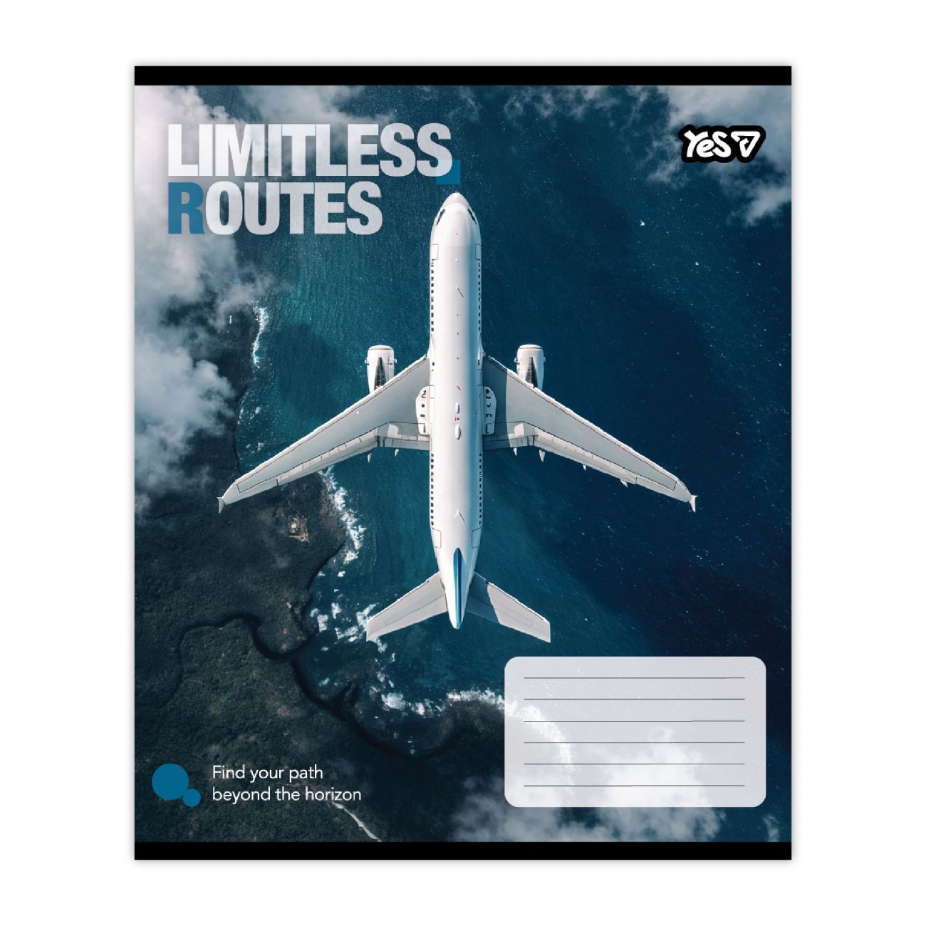 Зошит шкільний Yes 48 аркушів лінія Limitless routes фото