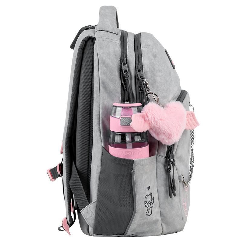 Рюкзак подростковый Kite Education teens 2578M Hello Kitty 42&times;29&times;17 см, серый фото
