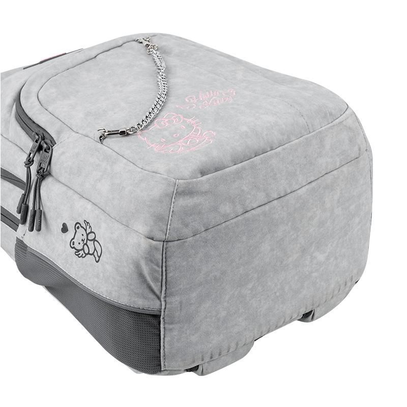 Рюкзак подростковый Kite Education teens 2578M Hello Kitty 42&times;29&times;17 см, серый фото