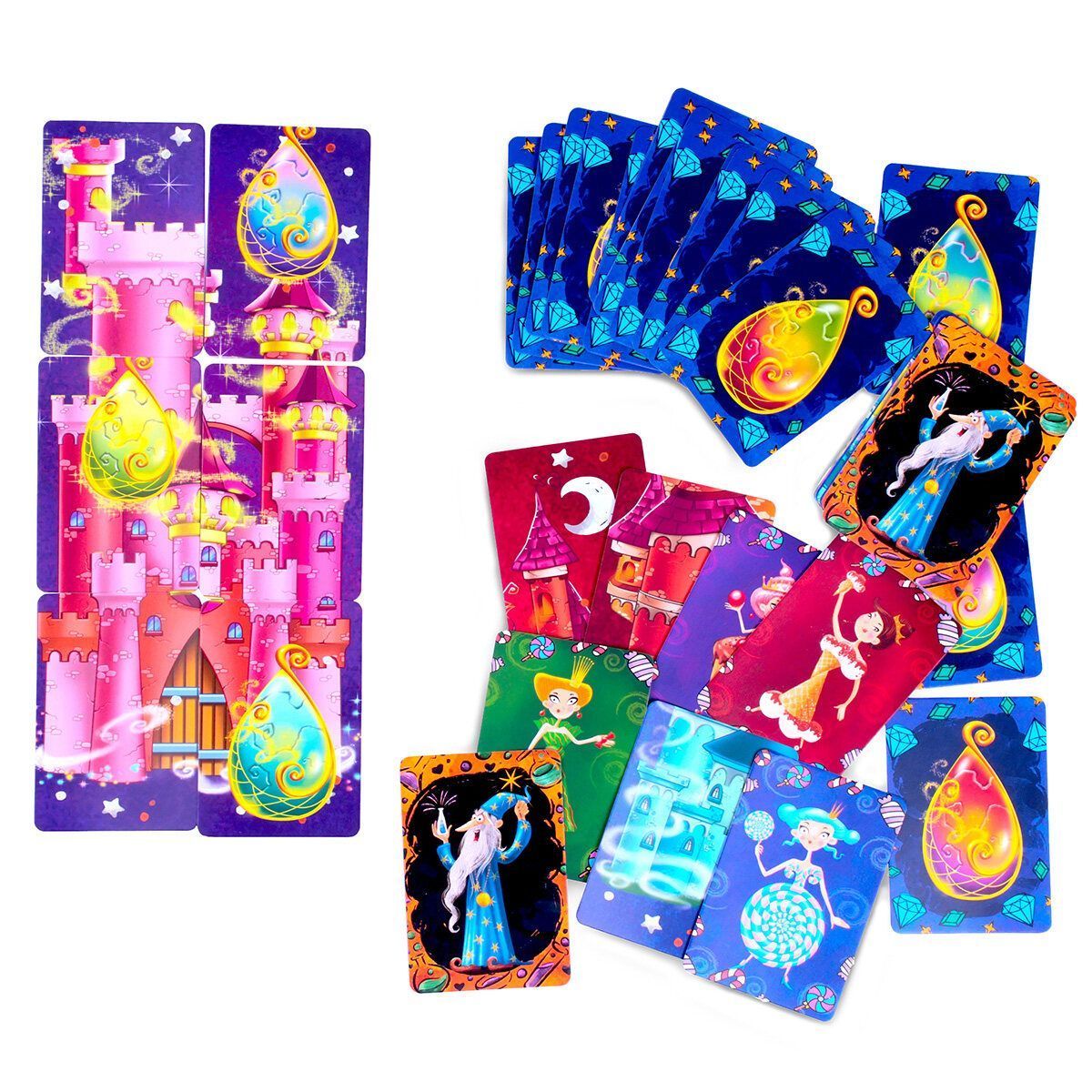 Гра карткова Crazy Koko ЧАРІВНІ КРИСТАЛИ Укр (Vladi Toys) фото