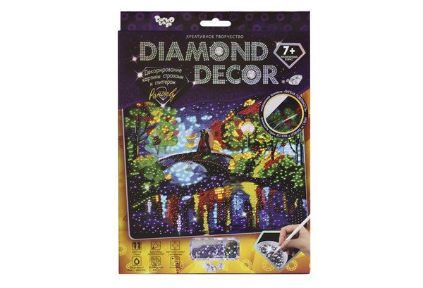 Набір для творчості Алмазна картина Diamond Decor 07 Рандеву Danko Toys фото