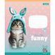 Тетрадь школьная 1 Вересня 12 листов клетка Funny Pets фото 2