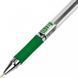 Ручка масляна Hiper Max Writer 2500м 0,7мм зелена корпус прозорий фото 1