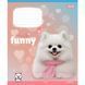 Тетрадь школьная 1 Вересня 12 листов клетка Funny Pets фото 5