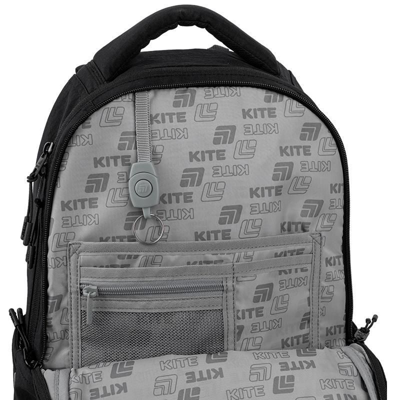Рюкзак підлітковий Kite Education teens 2587M Drama Queen 42 &times; 29 &times; 17см чорний фото